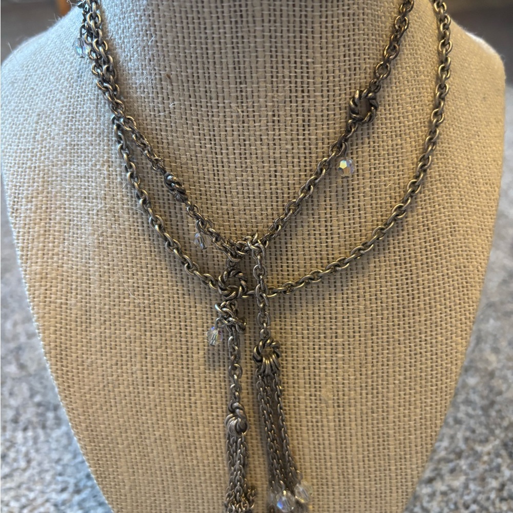 Touchstone Crystal Silver Necklace Collection